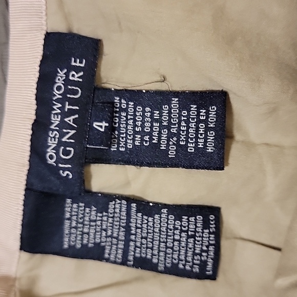 JONES New York Signature pleated skirt Size 4 - Picture 3 of 4